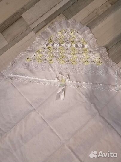 Уголок пеленка, набор крестильный