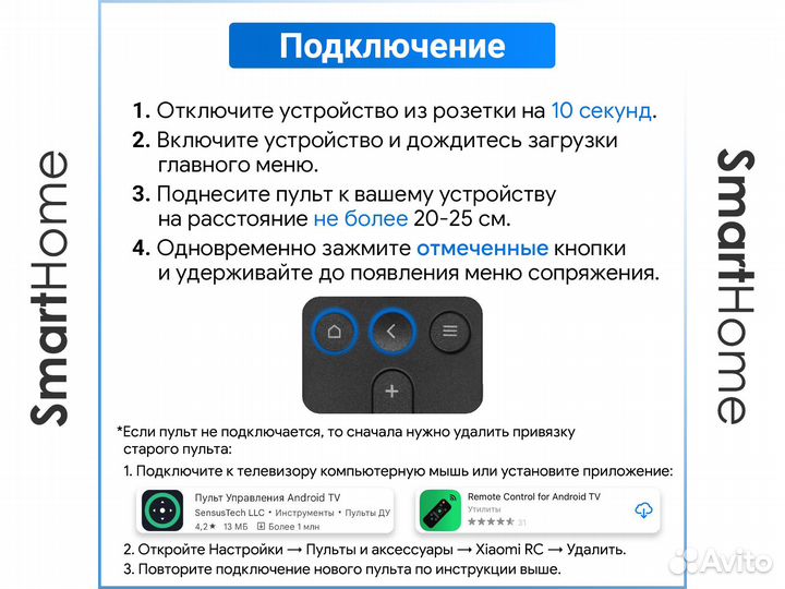 Пульт для телевизора Xiaomi Mi TV CN