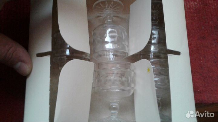 Подарочный набор. Рюмки хрусталь СССР