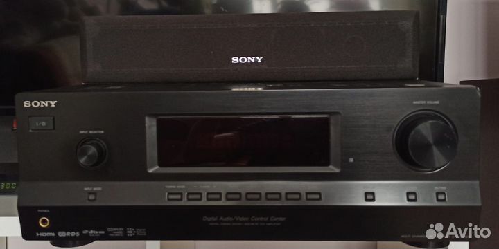 Ресивер и муз.колонки sony