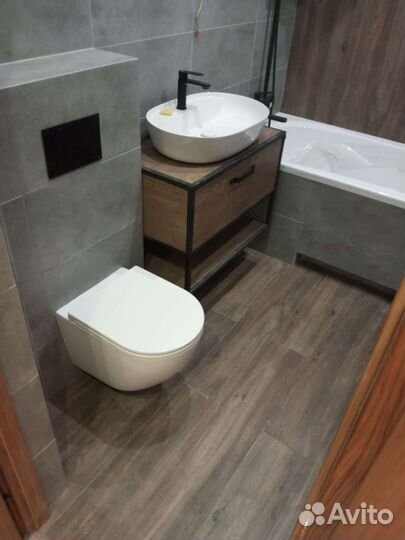 Ремонт санузла, ванной комнаты под ключ