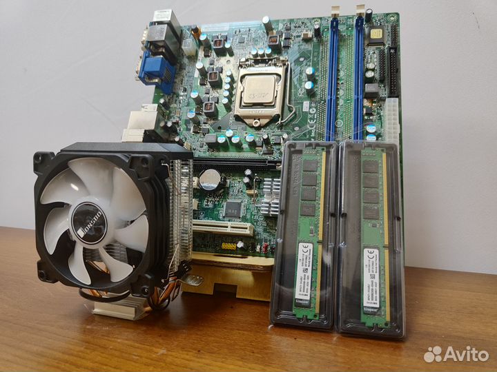 Материнская плата 1155+Xeon E3-1270+16Gb+Башня