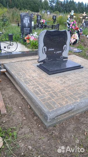 Установка памятников, благоустройство