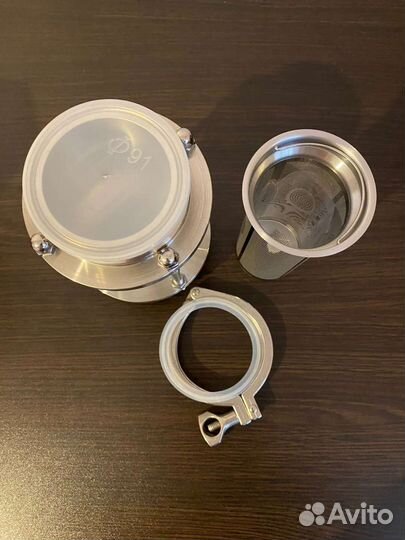 Диоптр 2 дюйма с корзинкой под засыпь и хомут