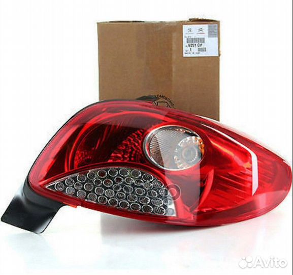Фонарь задний peugeot 308 прав. 6351CV Peugeot