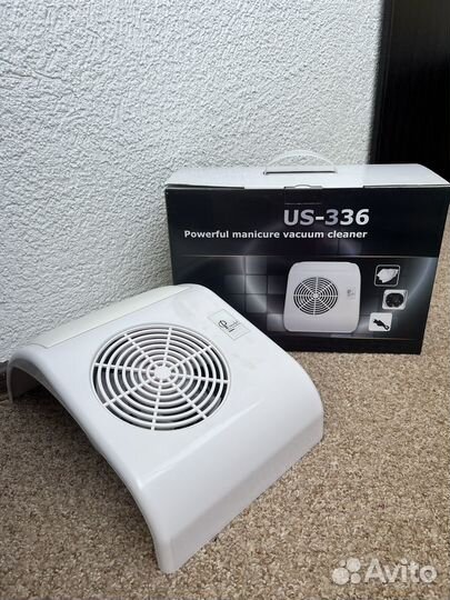 Пылесос-подставка для маникюра с подушкой