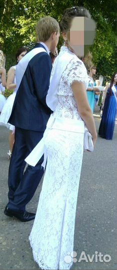 Платье белое