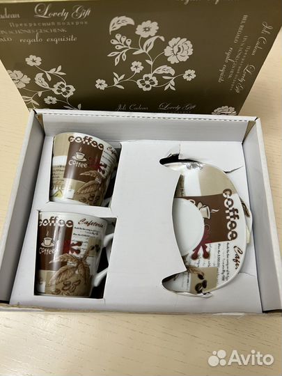 Кофейный набор фарфор