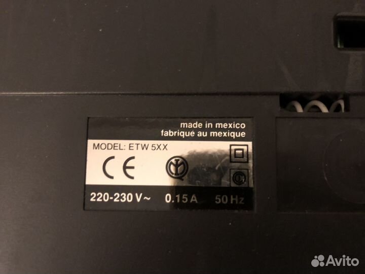 Olivetti ET peronal 510-II ETW 5XX эл пишущ машинк