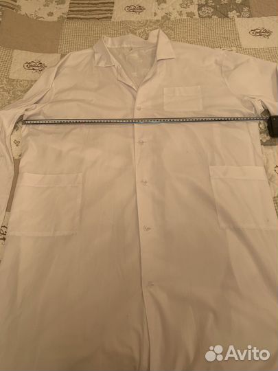 Белый медицинский халат мужской 64 размер 5 XL