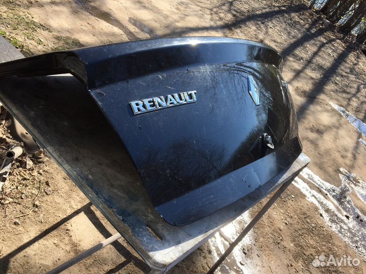 Крышка багажника renault logan 1 рестайлинг