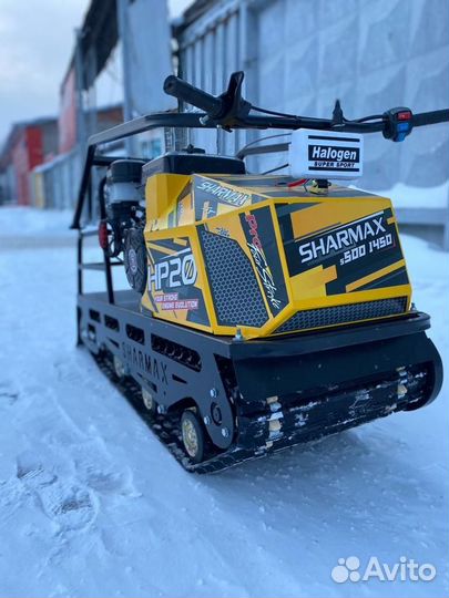 Компактный мотобуксировщик Sharmax 20 л.с