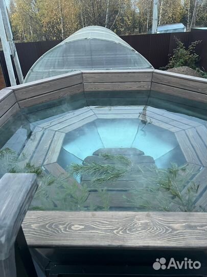 Банный чан на колесах