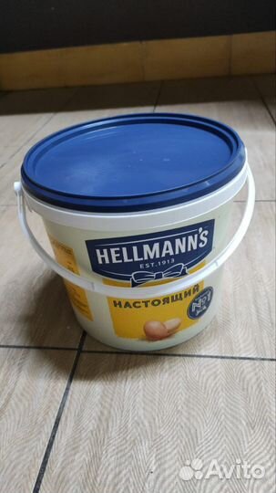 Ведро пластиковое с крышкой 10л, 5л