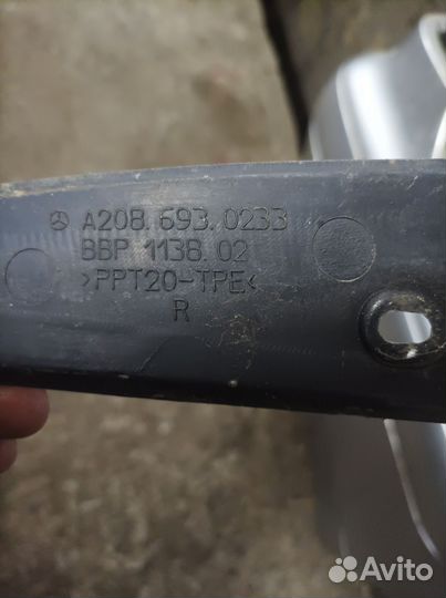 Накладки проема багажника Mercedes-Benz Clk W208