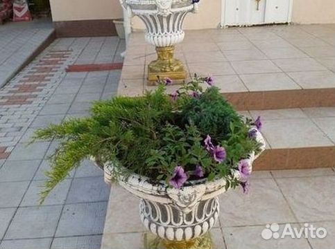 Вазон из бетона