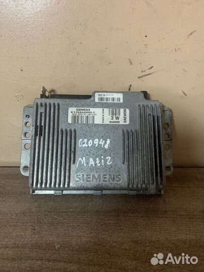 Блок эбу Матиз 96389099