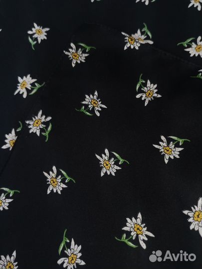 Эдельвейс платочки на чёрном фоне