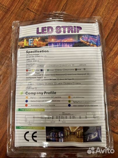 Светодиодная лента с пультом