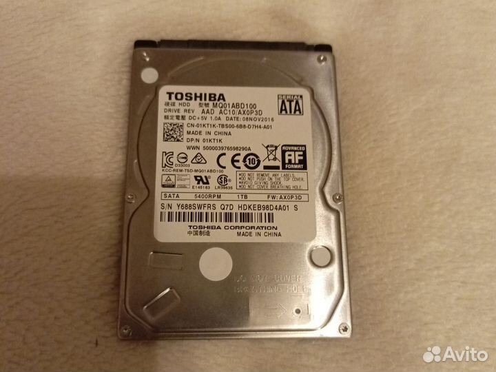 Жесткий диск Toshiba Hdd 1tb