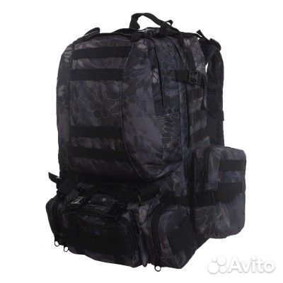 Тактический рюкзак 45 литров, черный питон