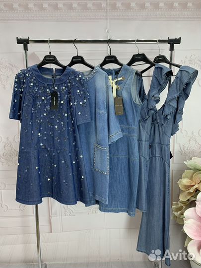 Джинсовое платье Gucci Prada Dolce оригинал