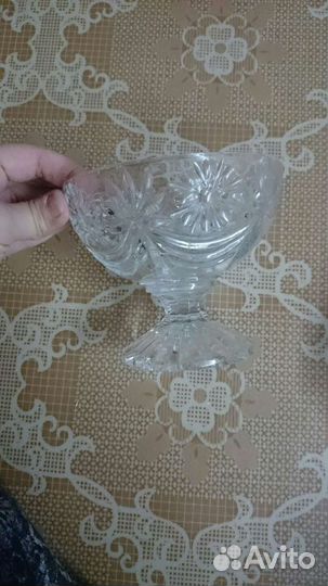 Хрустальные Салатники, новые, качество