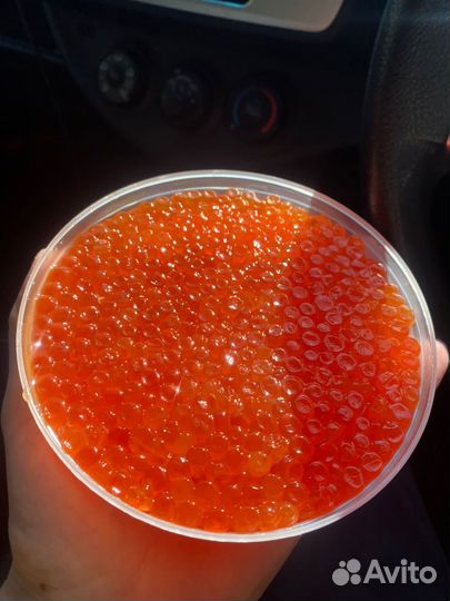 Красная икра кеты