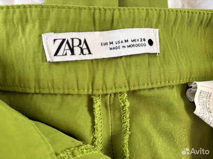 Брюки zara M вискоза