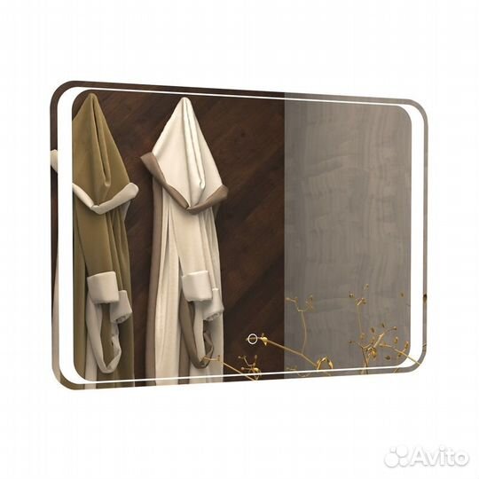 Зеркало azario Valeria 1000х800, влагостойкое, c