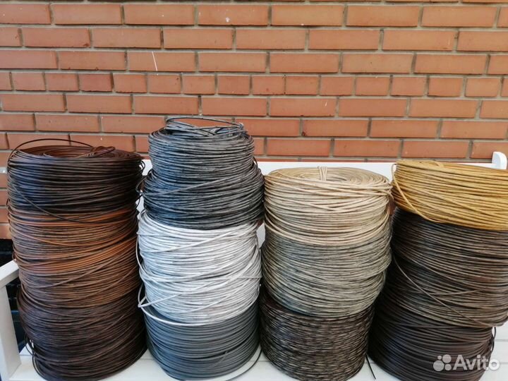 Ротанг искусственный полутрубка лента сегмент прут