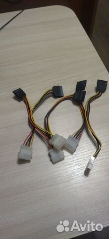 Переходники molex SATA, molex 6pin