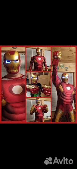 Новый Костюм железный человек для аниматоров (все