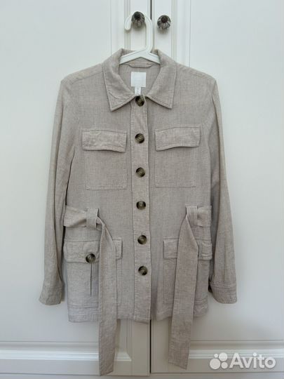 Льняной жакет H&M