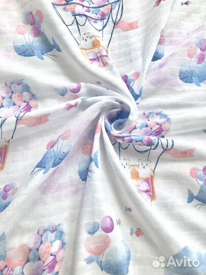 Подарочный набор муслиновых пеленок