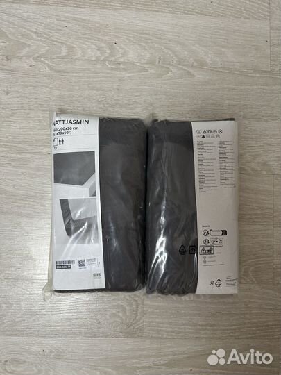 Простынь на резинке IKEA nattjasmin 160 200