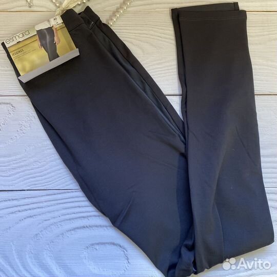 Леггинсы кожаные 46