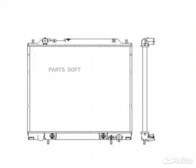 NRF 55343 NRF 55343 радиатор системы охлаждения\ M