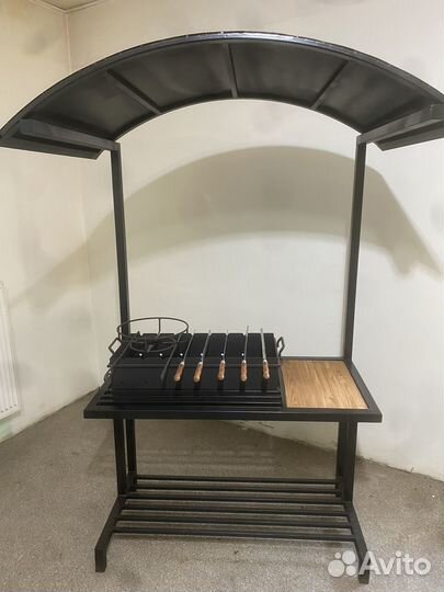 Мангалы с крышей в стиле лофт