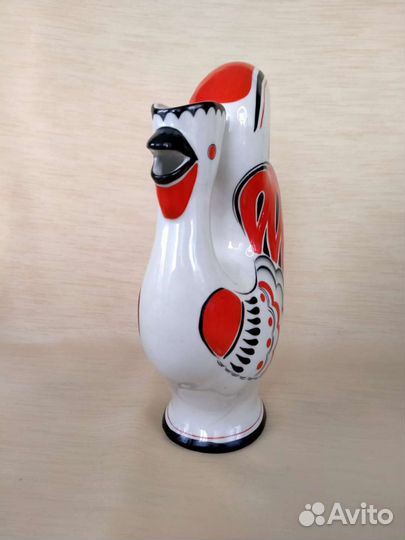 Штоф Петух Красная Гжель