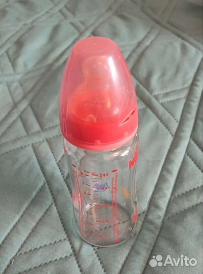 Молокоотсос NUC + стеклянная бутылочка в подарок