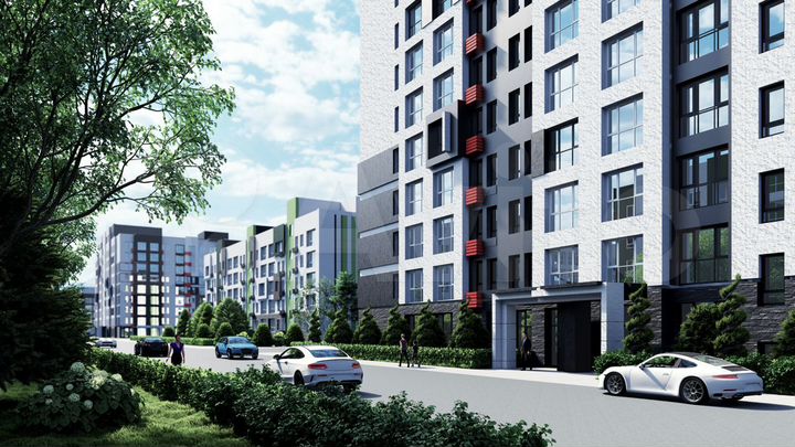 3-к. квартира, 73,1 м², 6/9 эт.