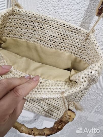 Сумка женская соломенная