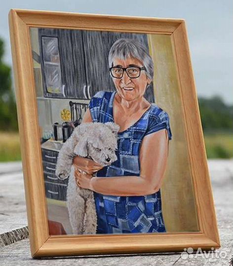 Портреты по фотографии красками