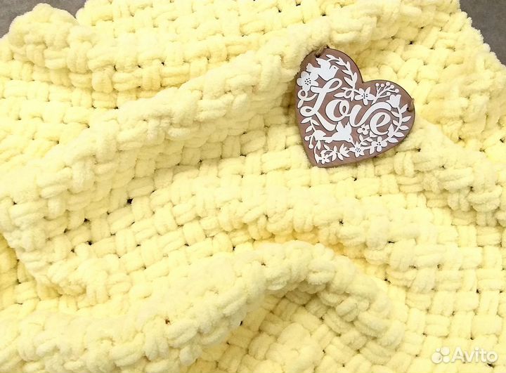 Плед детский плюшевый