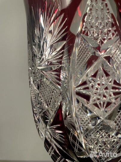 Фужер цветной хрусталь xxxl