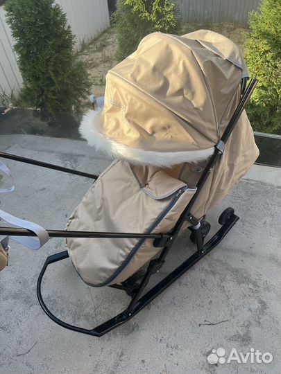 Детские санки коляска pikate