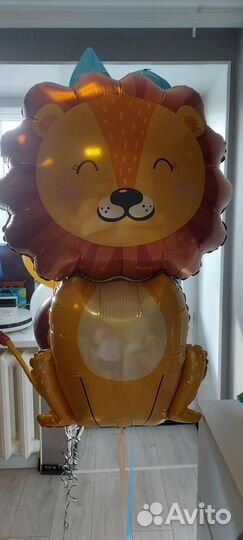 Шары на 1 год со львом