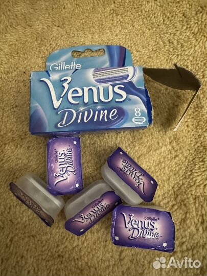 Кассеты для бритья gillette venis divine женские