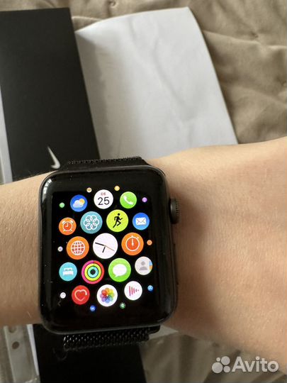 Часы apple watch 3 42mm nike